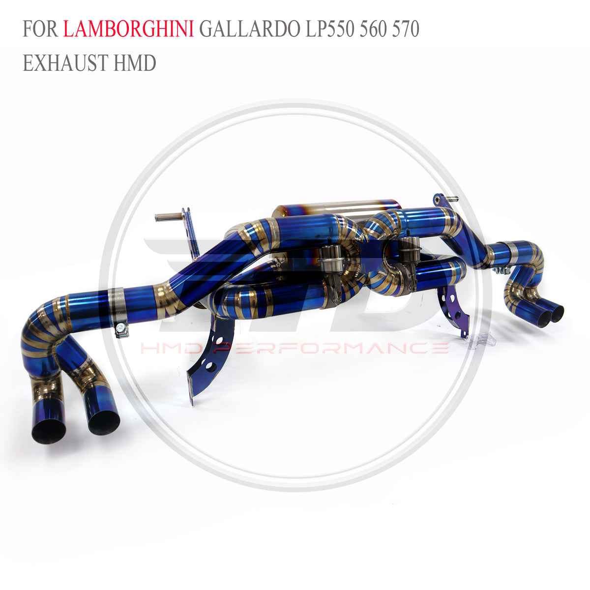 Lamborghini Gallardo LP550 560 570 Valved Catback Titanium Racing Grade Exhaust System - 3