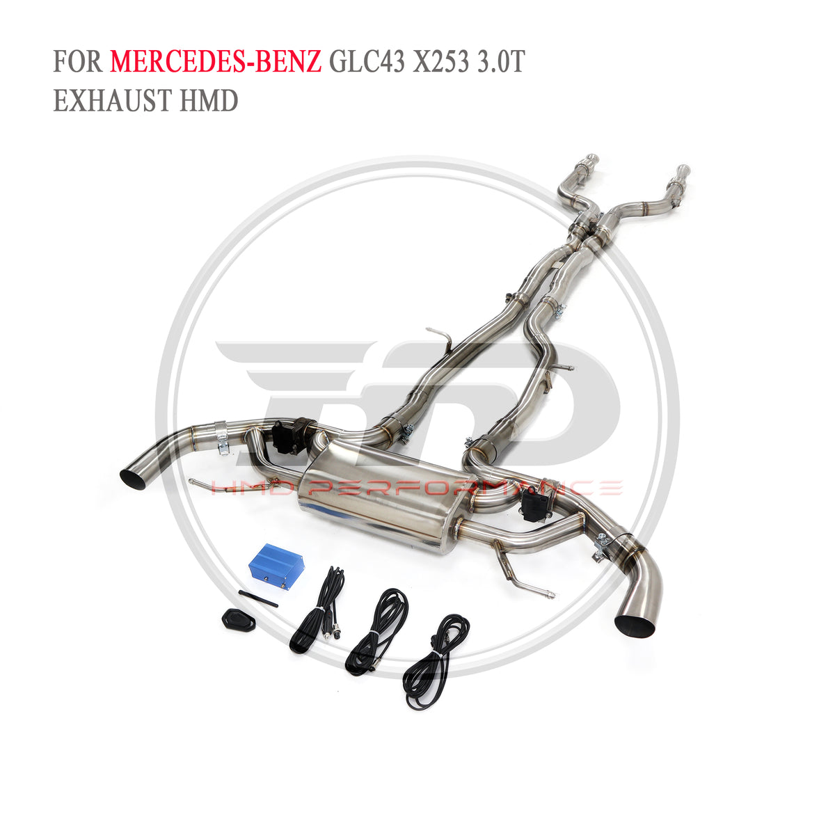 Mercedes-Benz GLC43 X253 3.0T Valved Catback SUS304 Racing Grade Exhaust System - 2