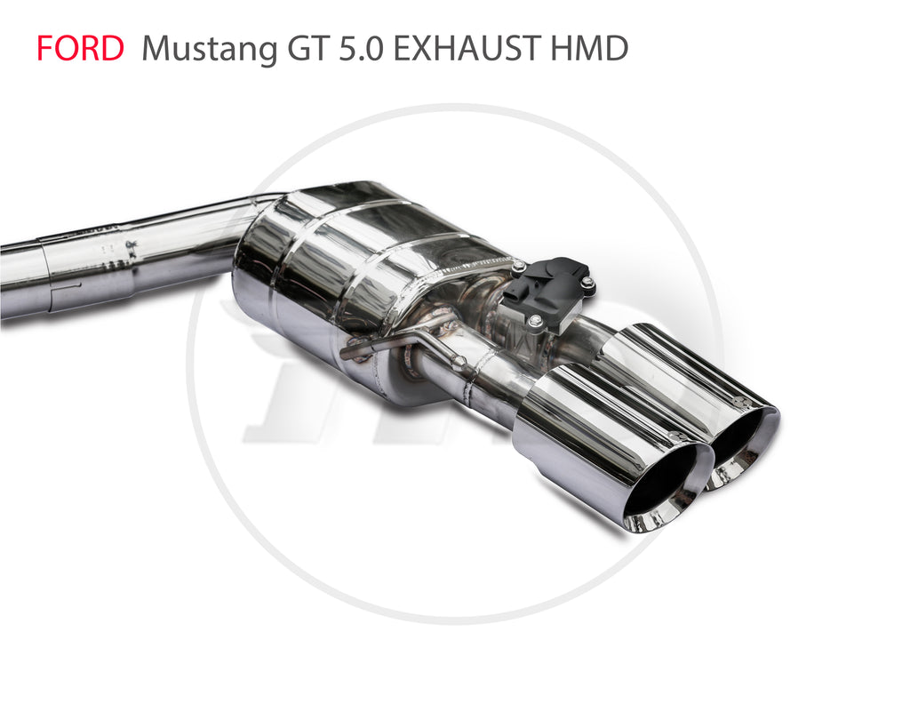 Ford Mustang GT 5.0T Valved Catback SUS304 Racing Grade Exhaust System - 3