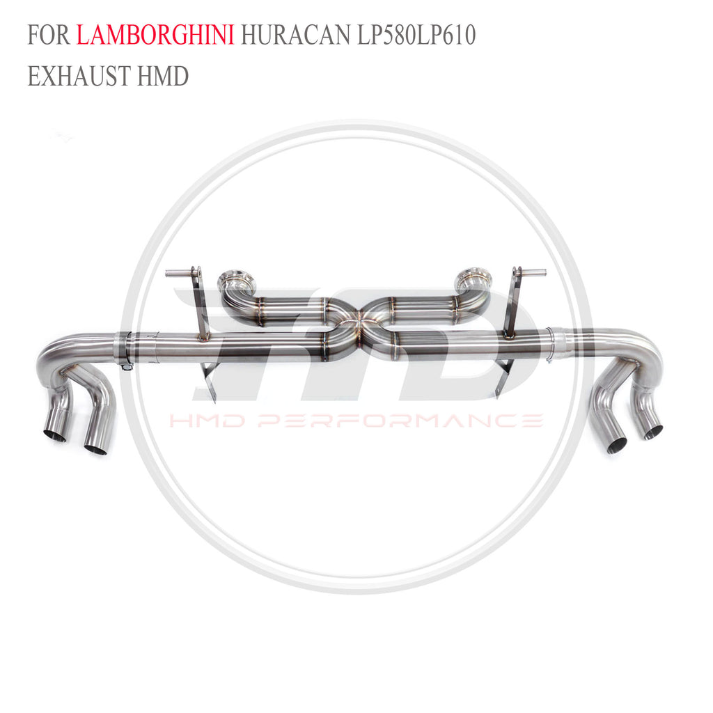 Lamborghini catback SUS304 Straight Sport Exhaust System - 2