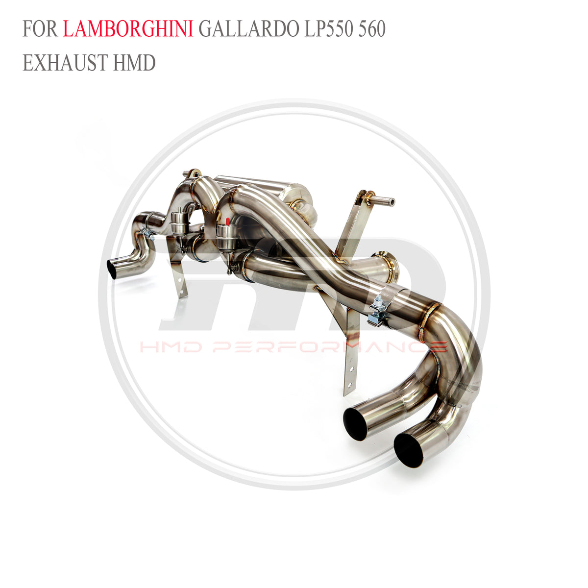 Lamborghini Gallardo LP550 560 catback SUS304 Valved Sport Exhaust System - 2