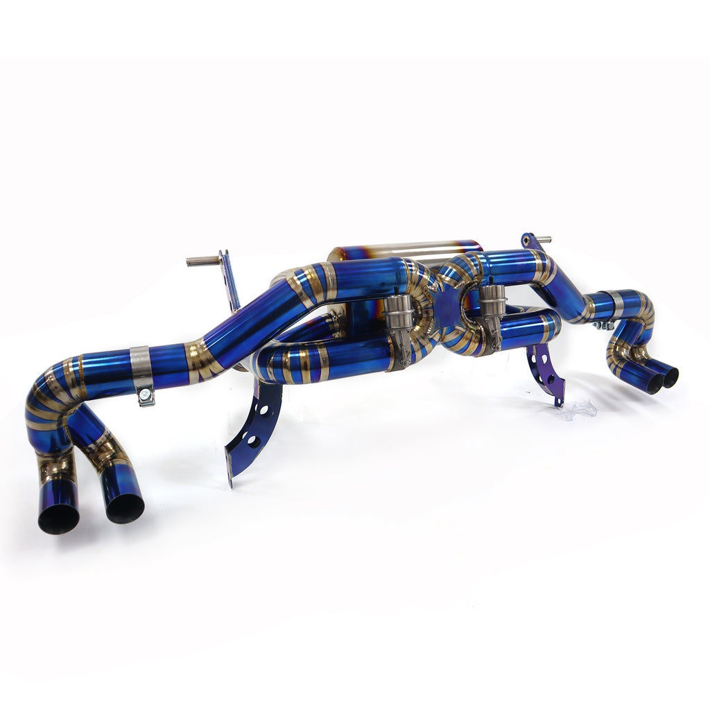 Lamborghini Gallardo LP550 560 570 Valved Catback Titanium Racing Grade Exhaust System - 1
