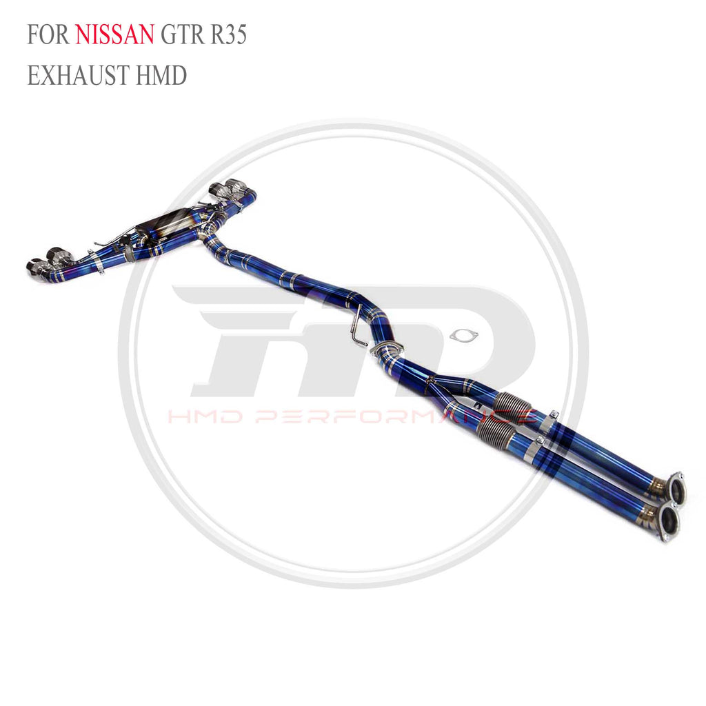 Nissan GT-R R35 catback Titanium Racing Grade Exhaust System - 4