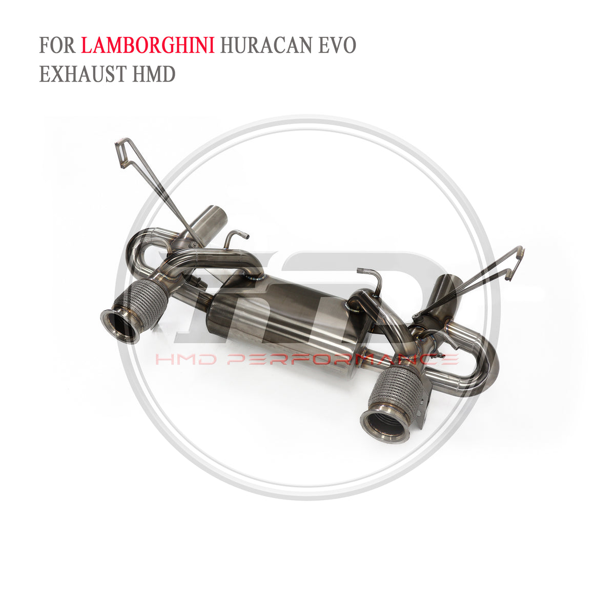 Lamborghini EVO Valved Catback SUS304 Racing Grade Exhaust System - 5