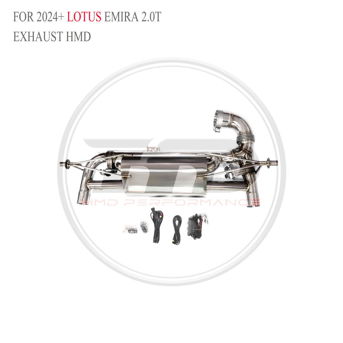 Lotus Emira 2.0T catback SUS304 Racing Grade Exhaust System - 3