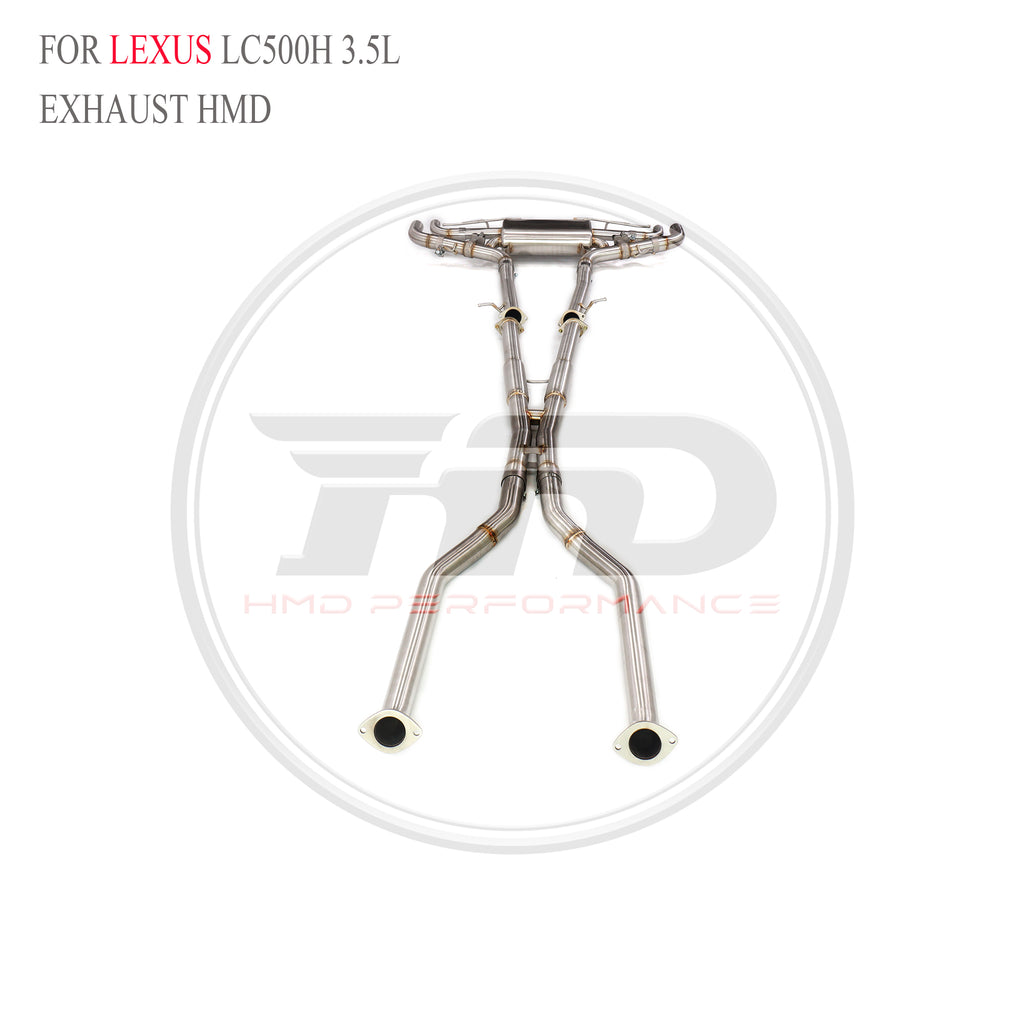 Lexus LC500h 3.5L catback SUS304 Valved Sport Exhaust System - 6