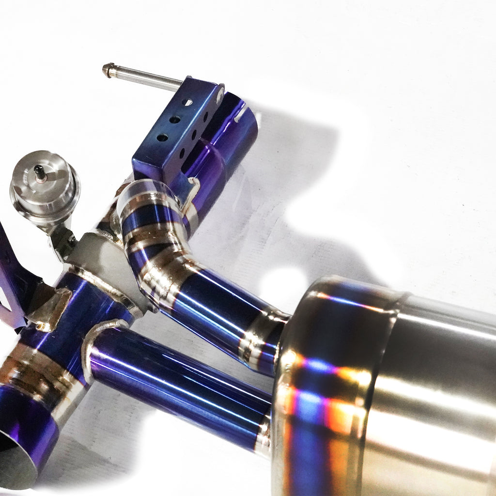 Ferrari 488 3.9T catback Titanium Racing Grade Exhaust System - 3