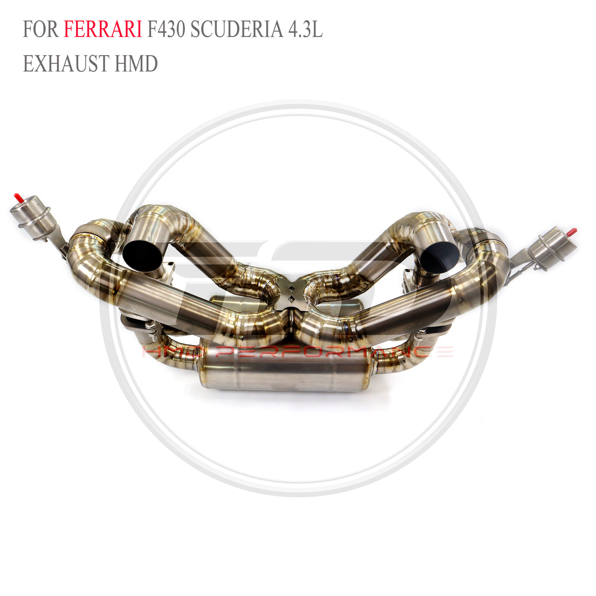 Ferrari F430 Scuderia 4.3L Valved Axle-Back Titanium Racing Grade Exhaust System - 2