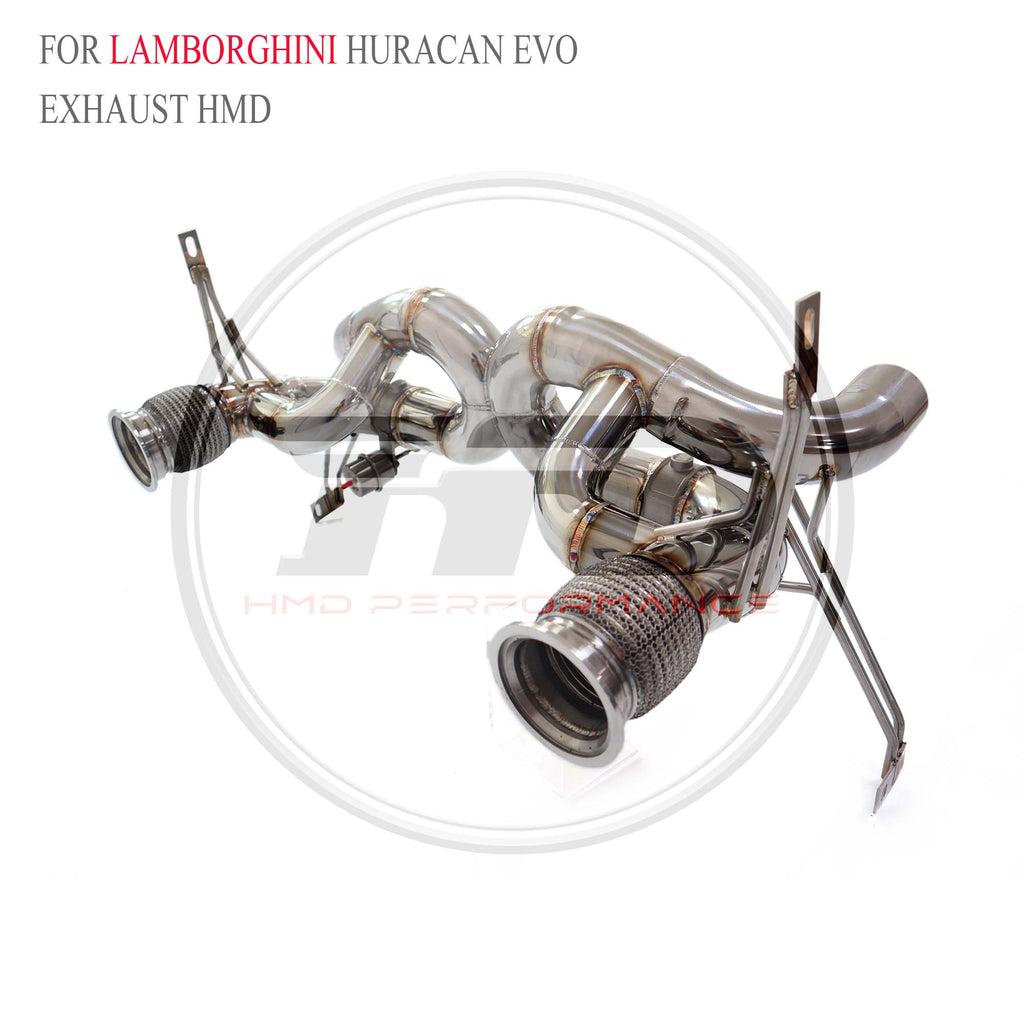Lamborghini Huracan EVO Straight Catback SUS304 Racing Grade Exhaust System - 3