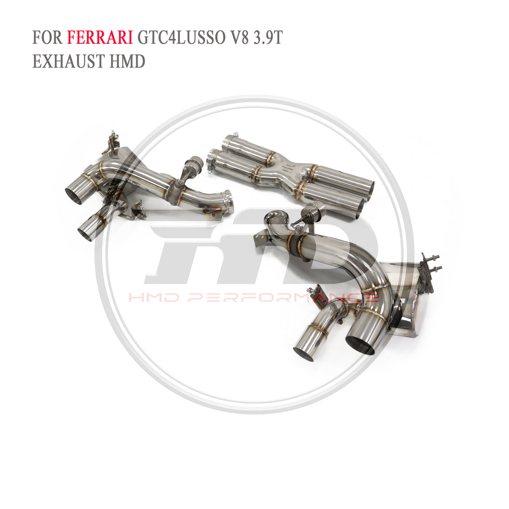 Ferrari GTC4Lusso V8 3.9T Valved Catback SUS304 Racing Grade Exhaust System - 5