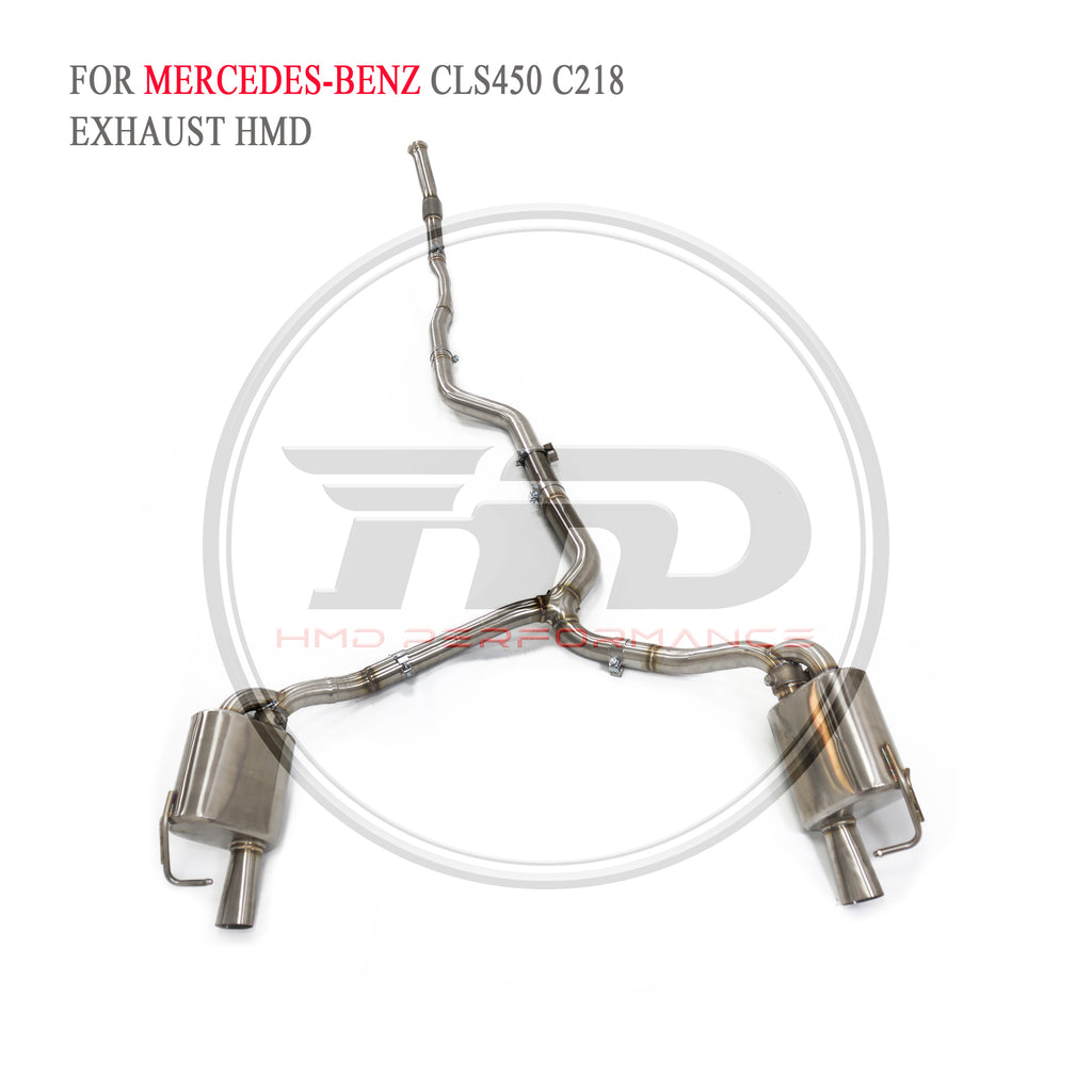 Mercedes-Benz CLS450 C218 catback SUS304 Racing Grade Exhaust System - 4