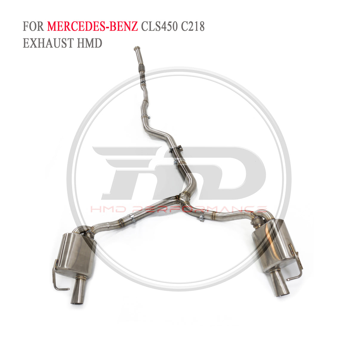Mercedes-Benz CLS450 C218 catback SUS304 Racing Grade Exhaust System - 4