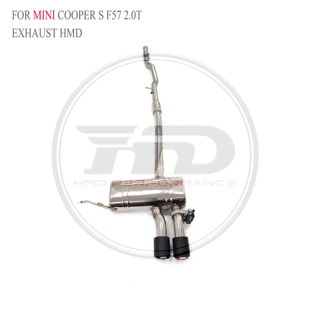 MINI Cooper S F57 2.0T catback SUS304 Racing Grade Exhaust System - 4