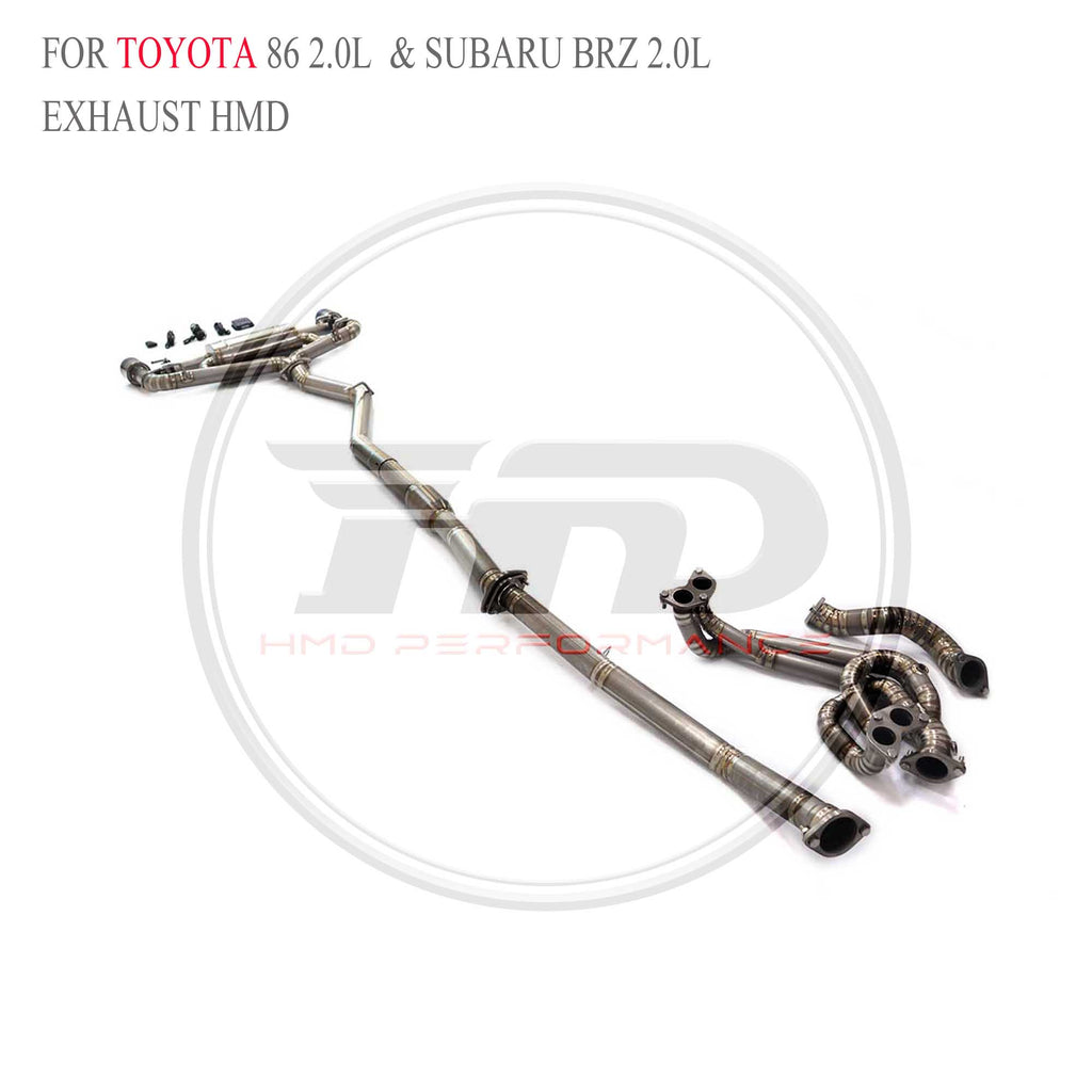 Toyota 86 2.0L & BRZ 2.0L catback Titanium Racing Grade Exhaust System - 6