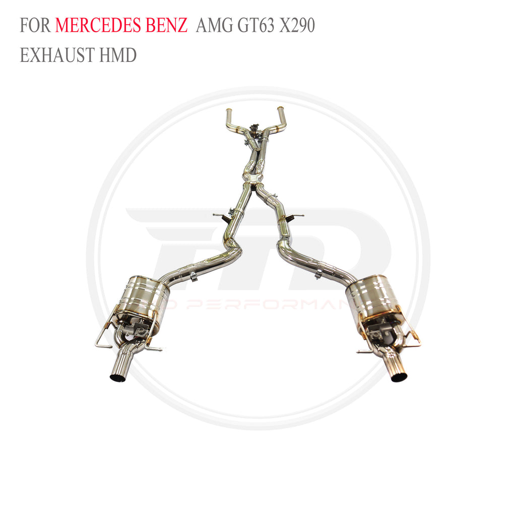 Mercedes-Benz AMG GT63 X290 catback SUS304 Valved Sport Exhaust System - 3