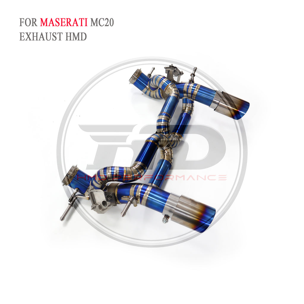 Maserati MC20 catback Titanium Sport Exhaust System - 3