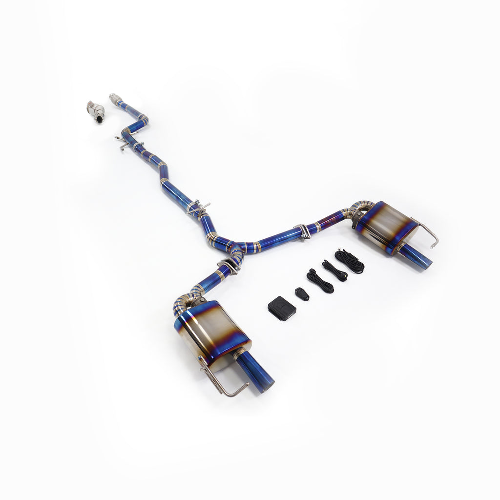 Mercedes-Benz C200 W205 Valved Catback Titanium Racing Grade Exhaust System - 1