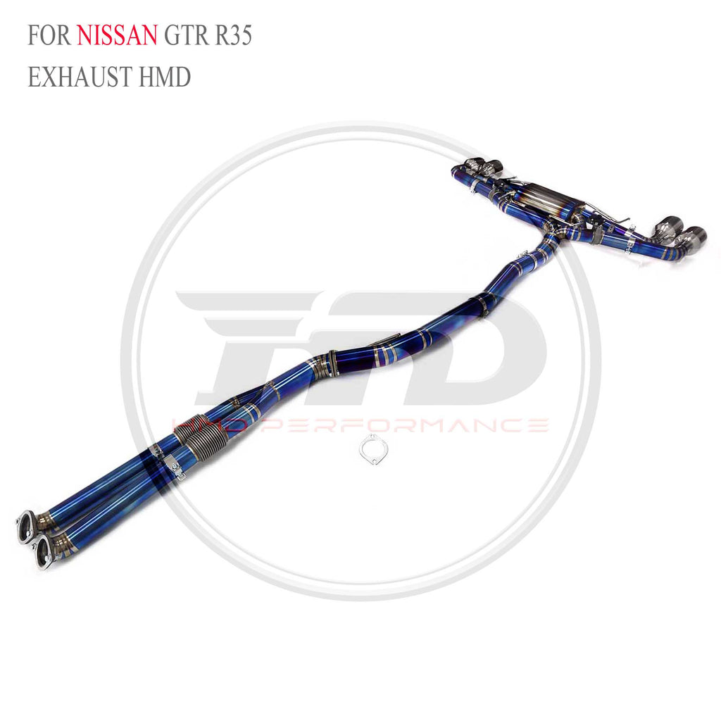Nissan GT-R R35 catback Titanium Racing Grade Exhaust System - 6