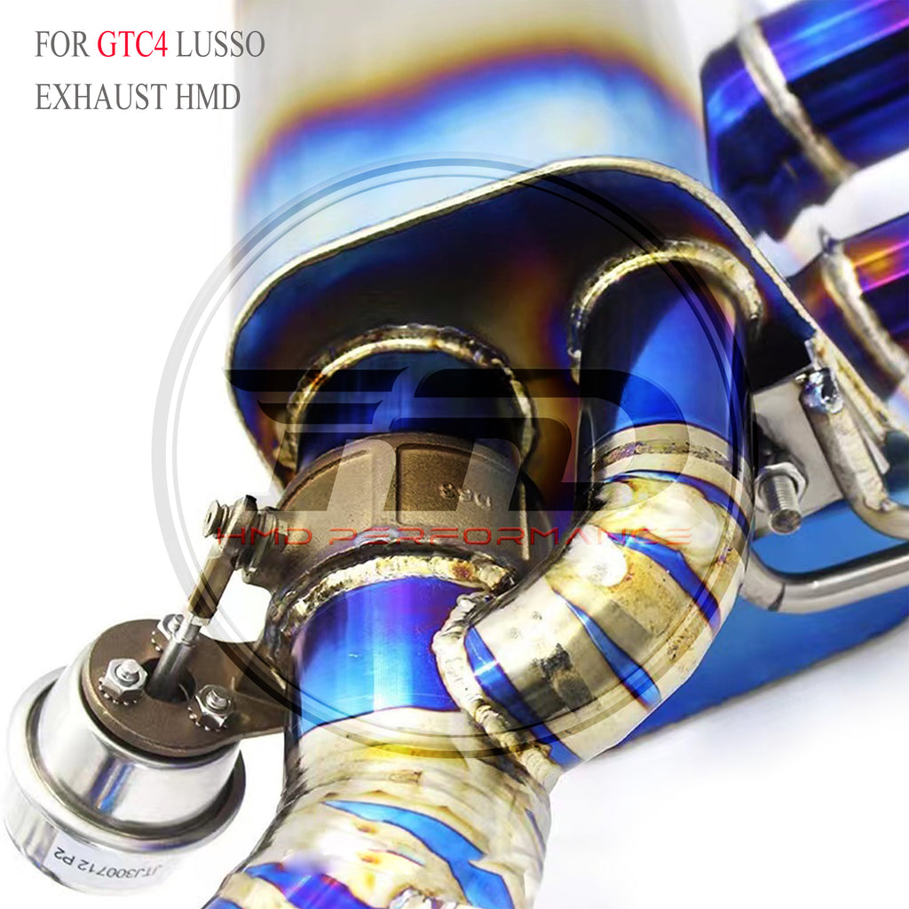 Ferrari GTC4 Lusso Valved Axle-Back Titanium Racing Grade Exhaust System - 3