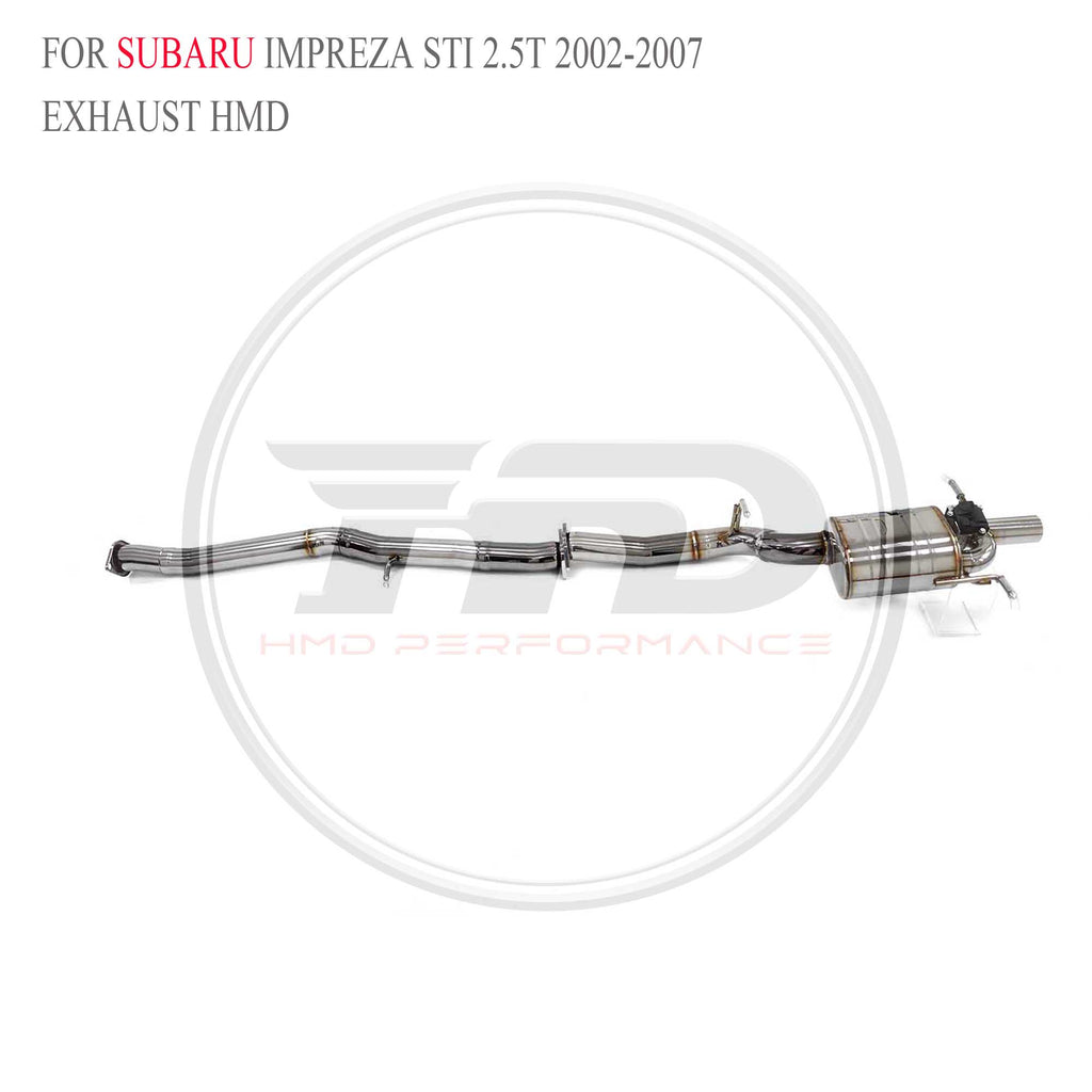 Subaru Impreza STI 2.5T 2002-2007 catback SUS304 Racing Grade Exhaust System - 4