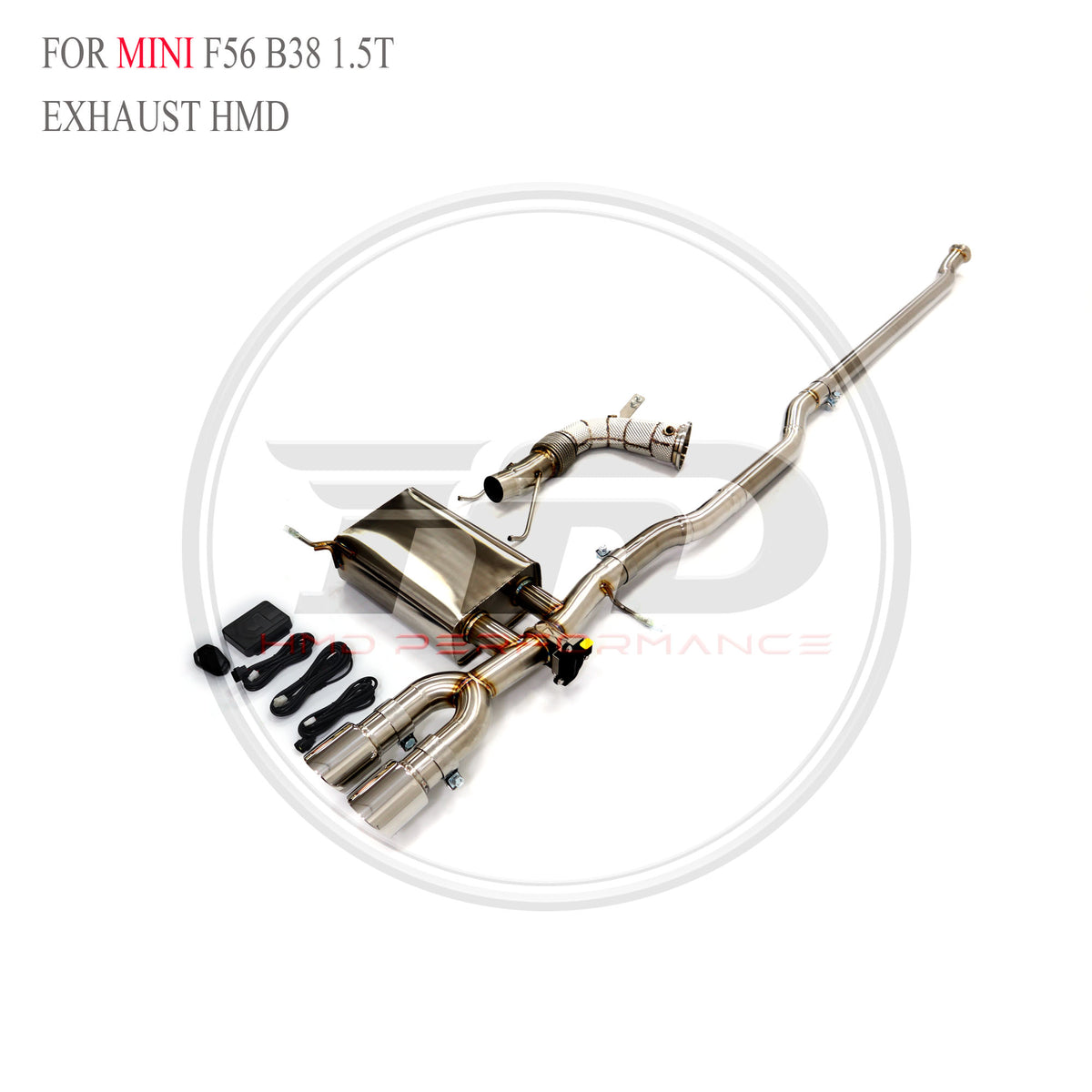 MINI F56 B38 1.5T catback SUS304 Racing Grade Exhaust System - 6