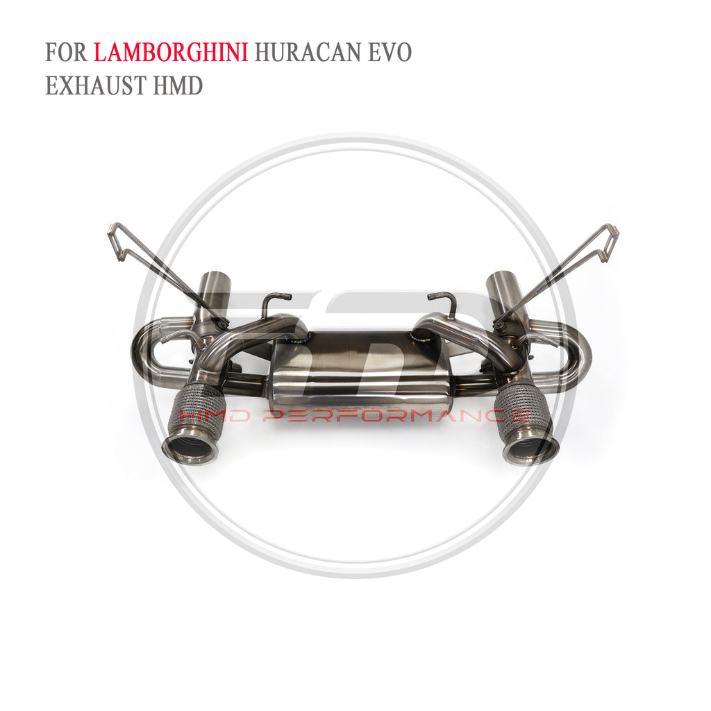 Lamborghini EVO Valved Catback SUS304 Racing Grade Exhaust System - 4