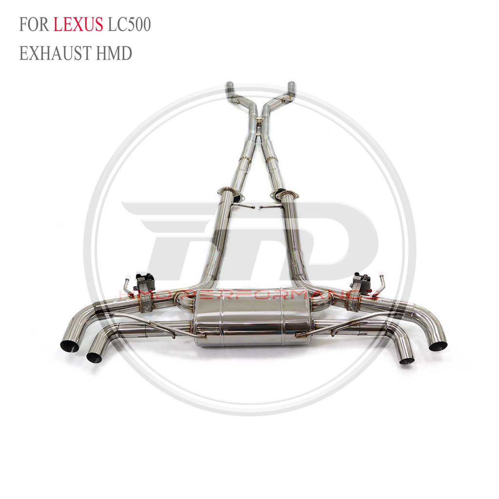 Lexus LC500 catback SUS304 Racing Grade Exhaust System - 5