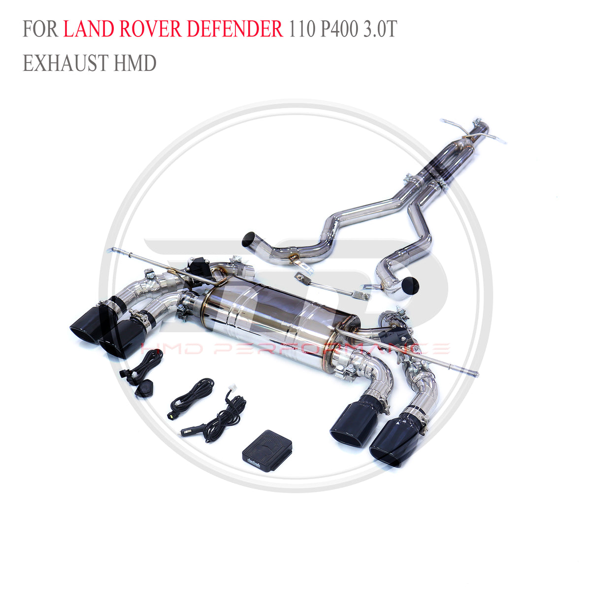 Land Rover Defender 110 P400 3.0T catback SUS304 Sport Exhaust System - 4