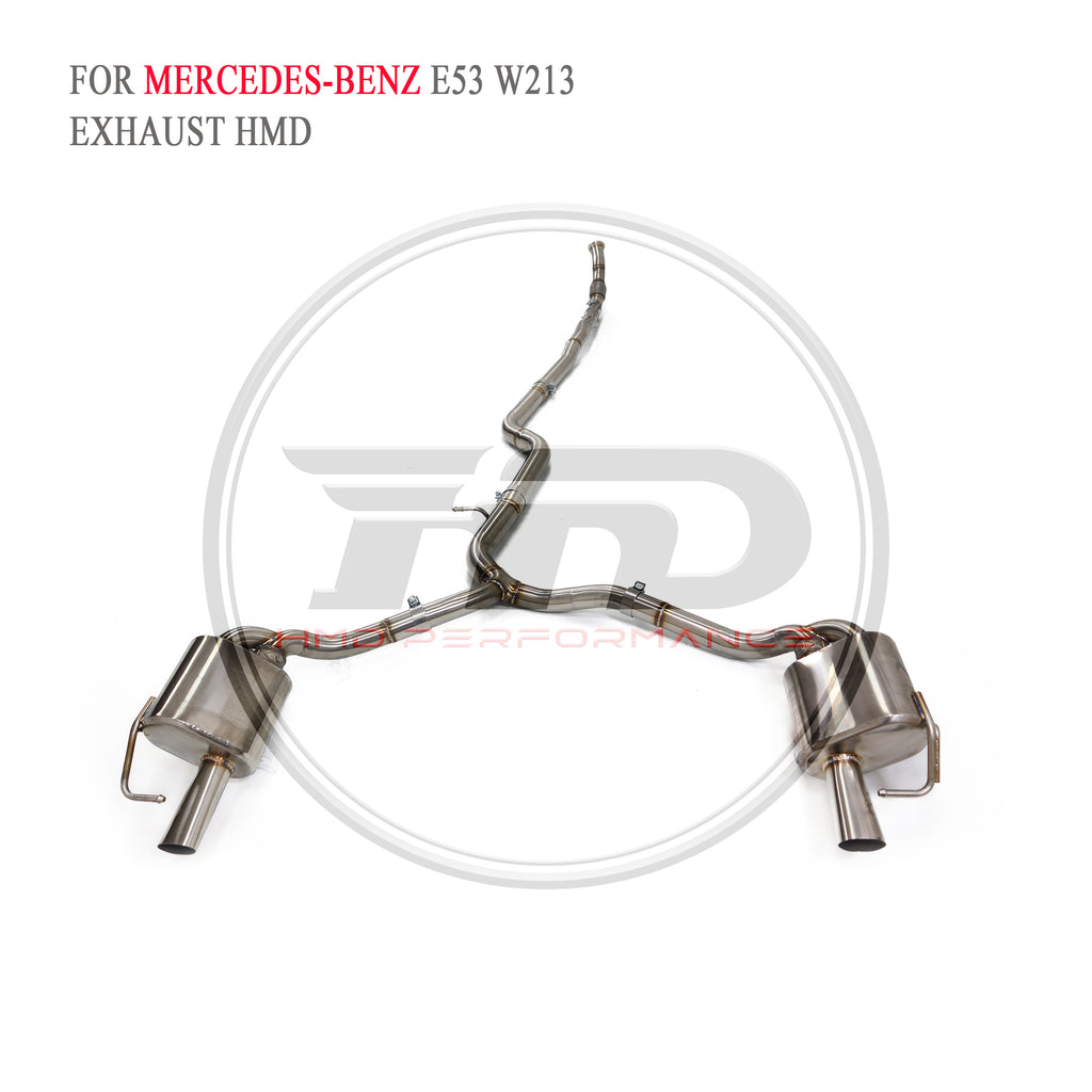 Mercedes-Benz E53 W213 catback Racing Grade Exhaust System - 3