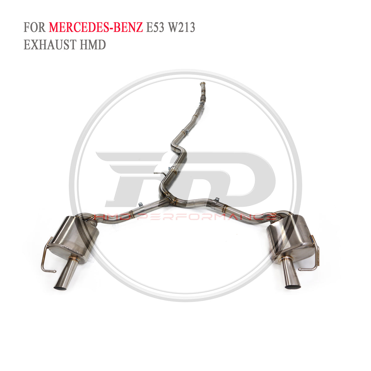 Mercedes-Benz E53 W213 catback Racing Grade Exhaust System - 3