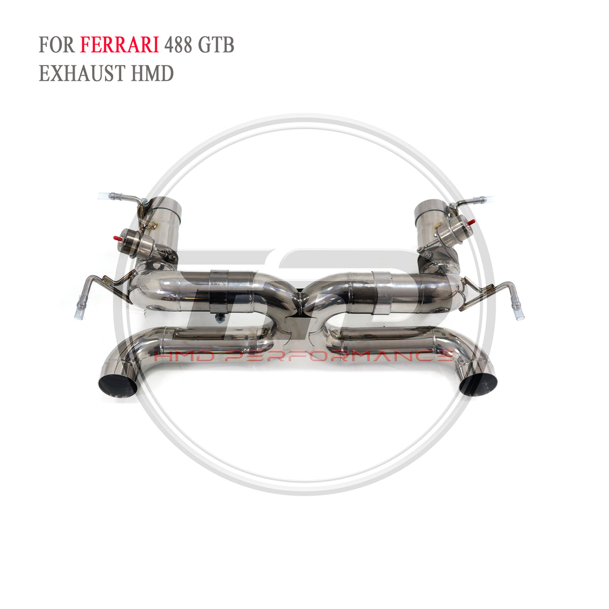 Ferrari 488 GTB catback SUS304 Sport Exhaust System - 5