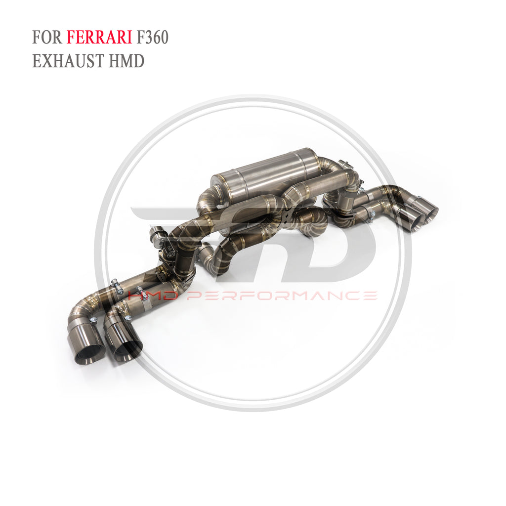 Ferrari F360 Valved Catback Titanium Racing Grade Exhaust System - 3