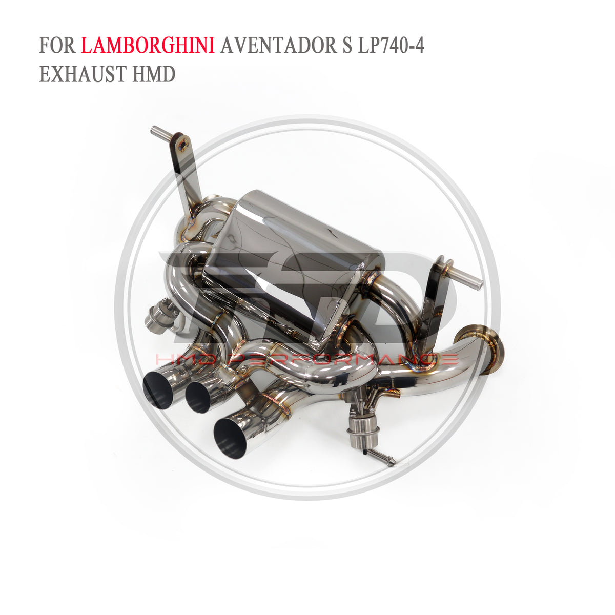 Lamborghini Aventador LP740-4 Valved Catback SUS304 Racing Grade Exhaust System - 3