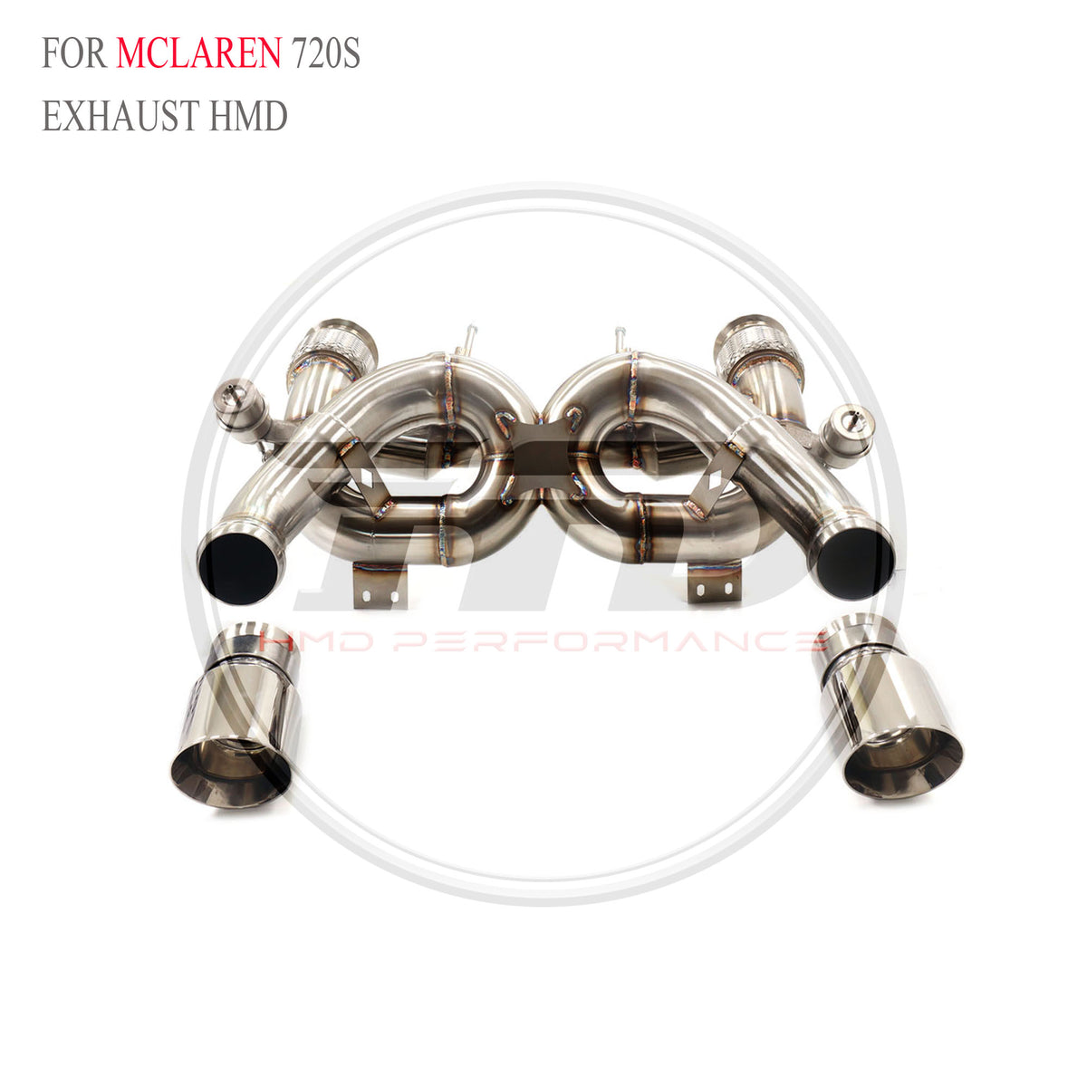 McLaren 720S Valved Catback SUS304 Racing Grade Exhaust System - 5