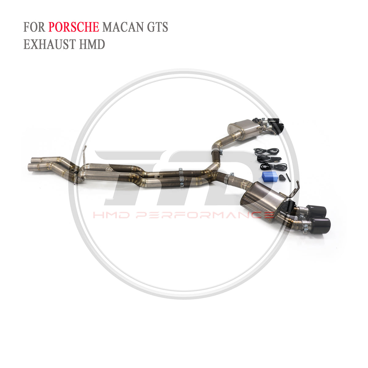 Porsche Macan GTS Valved Catback Titanium Racing Grade Exhaust System - 6