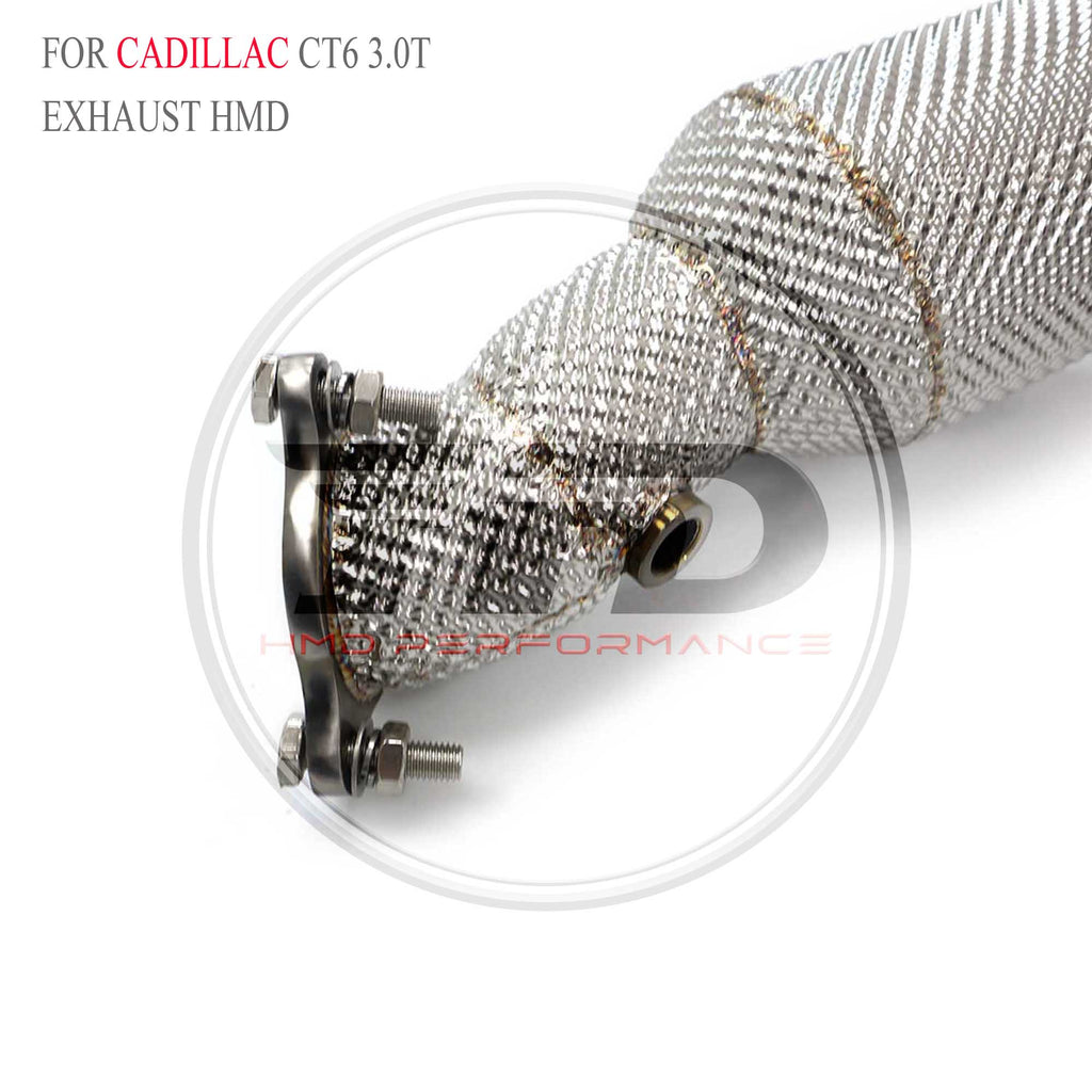 Cadillac CT6 3.0T 2016-2020 Stainless Steel Downpipe - 4