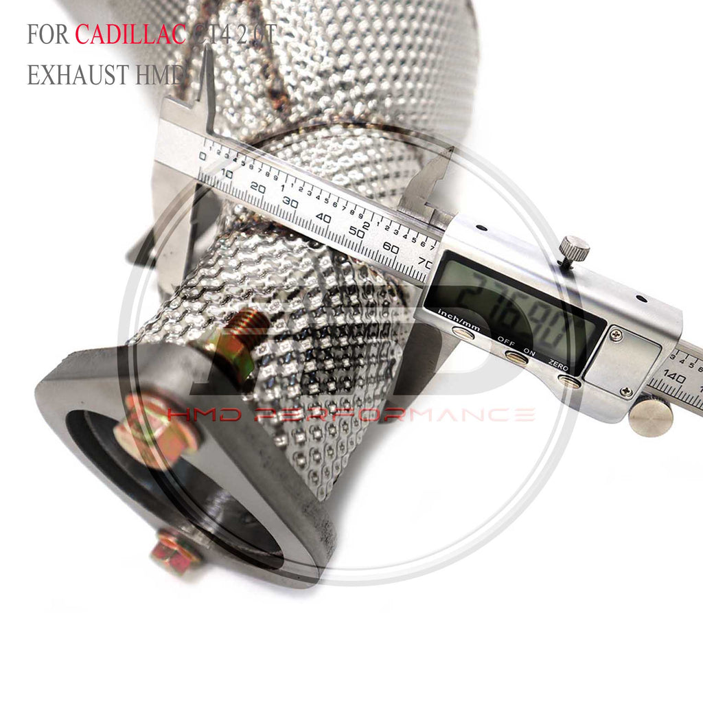 Cadillac CT4 2.0T 2020+ Stainless Steel Downpipe - 5