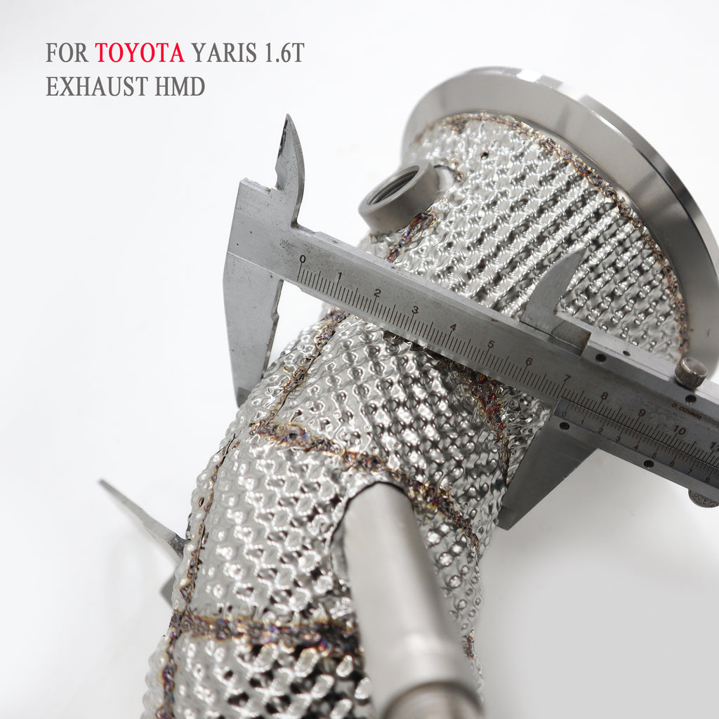 Toyota Yaris 1.6T Stainless Steel Downpipe - 3