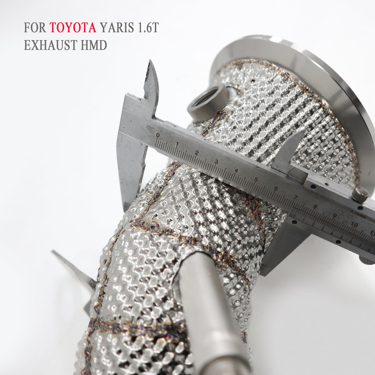 Toyota Yaris 1.6T Stainless Steel Downpipe - 3