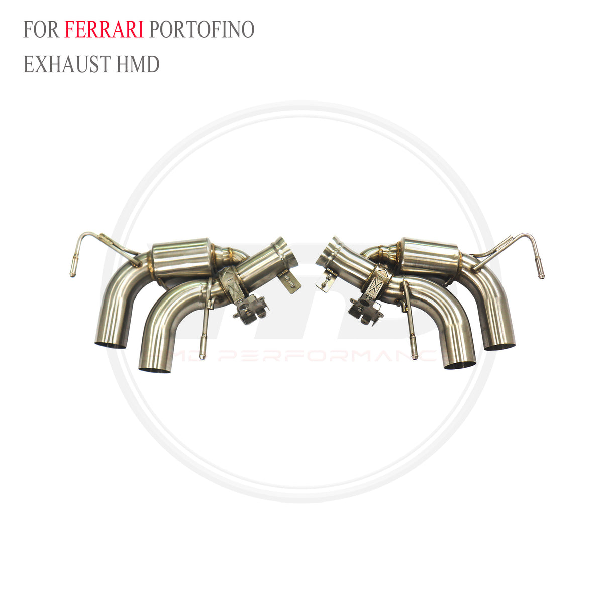 Ferrari Portofino catback SUS304 Racing Grade Exhaust System - 4