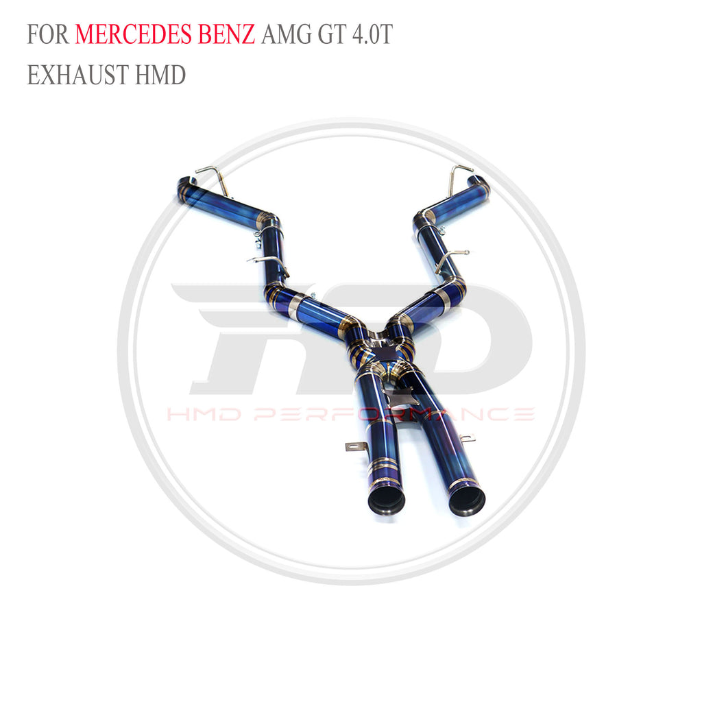 Mercedes-Benz AMG GT 4.0T Straight Catback Titanium Racing Grade Exhaust System - 3