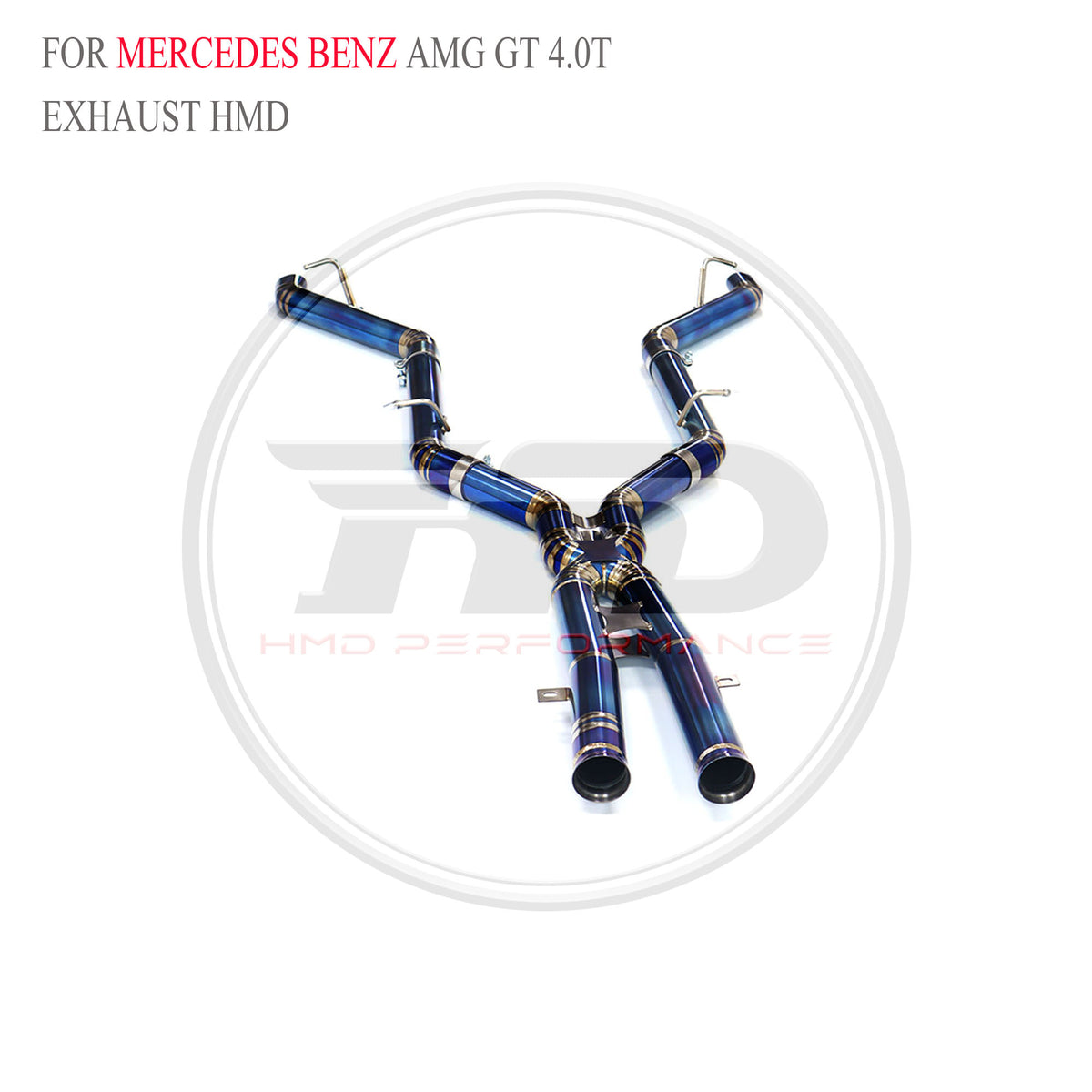 Mercedes-Benz AMG GT 4.0T Straight Catback Titanium Racing Grade Exhaust System - 3