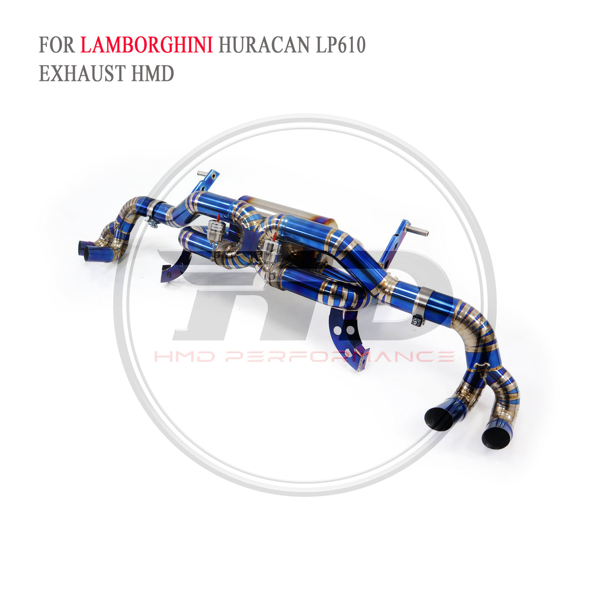 Lamborghini Huracan LP580-2 LP610-4 Valved Catback Titanium Racing Grade Exhaust System - 5