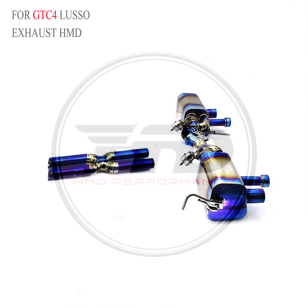 Ferrari GTC4 Lusso Valved Axle-Back Titanium Racing Grade Exhaust System - 2