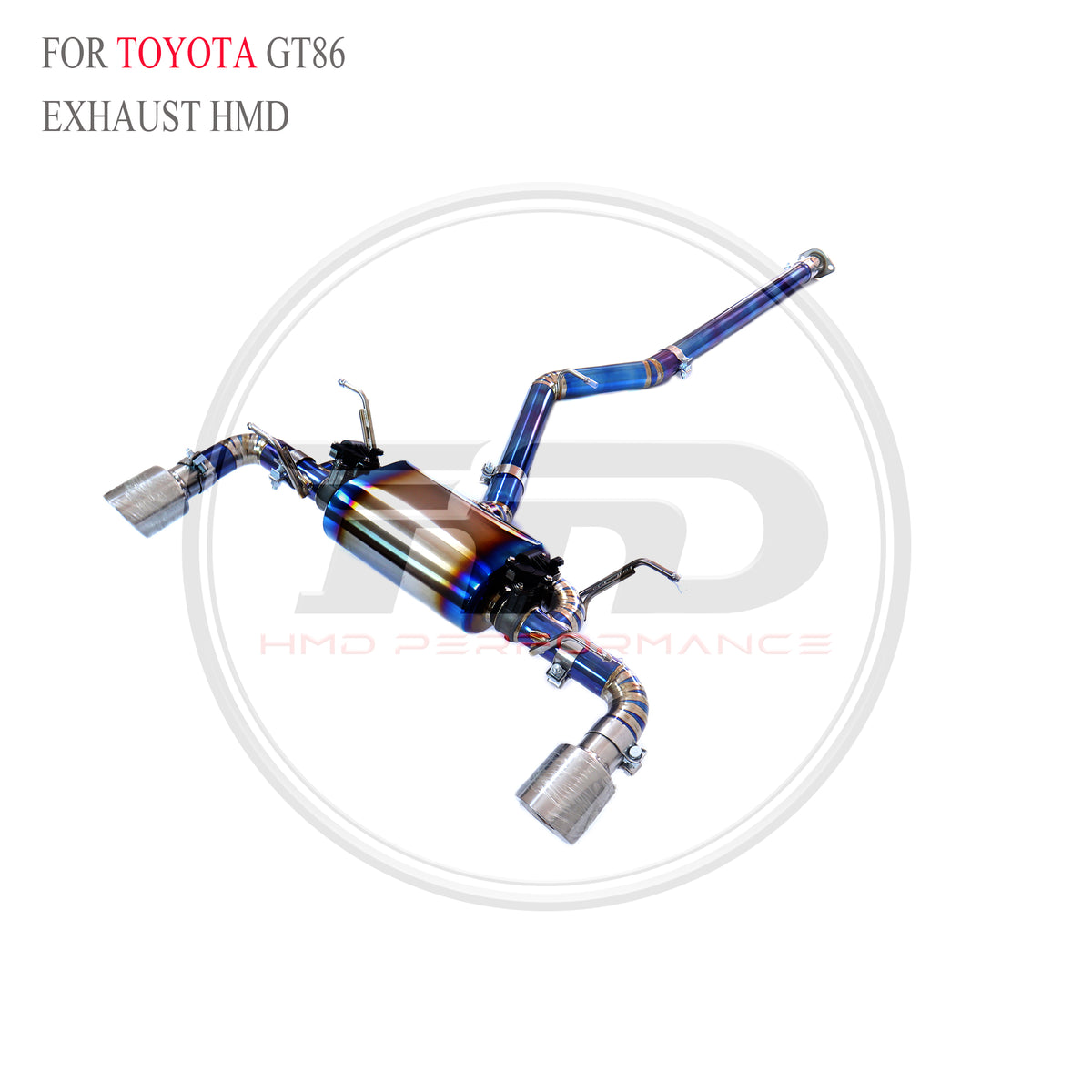 Toyota GT86 catback Titanium Racing Grade Exhaust System - 5