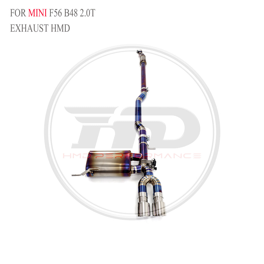 MINI F56 B48 2.0T catback Titanium Sport Exhaust System - 4
