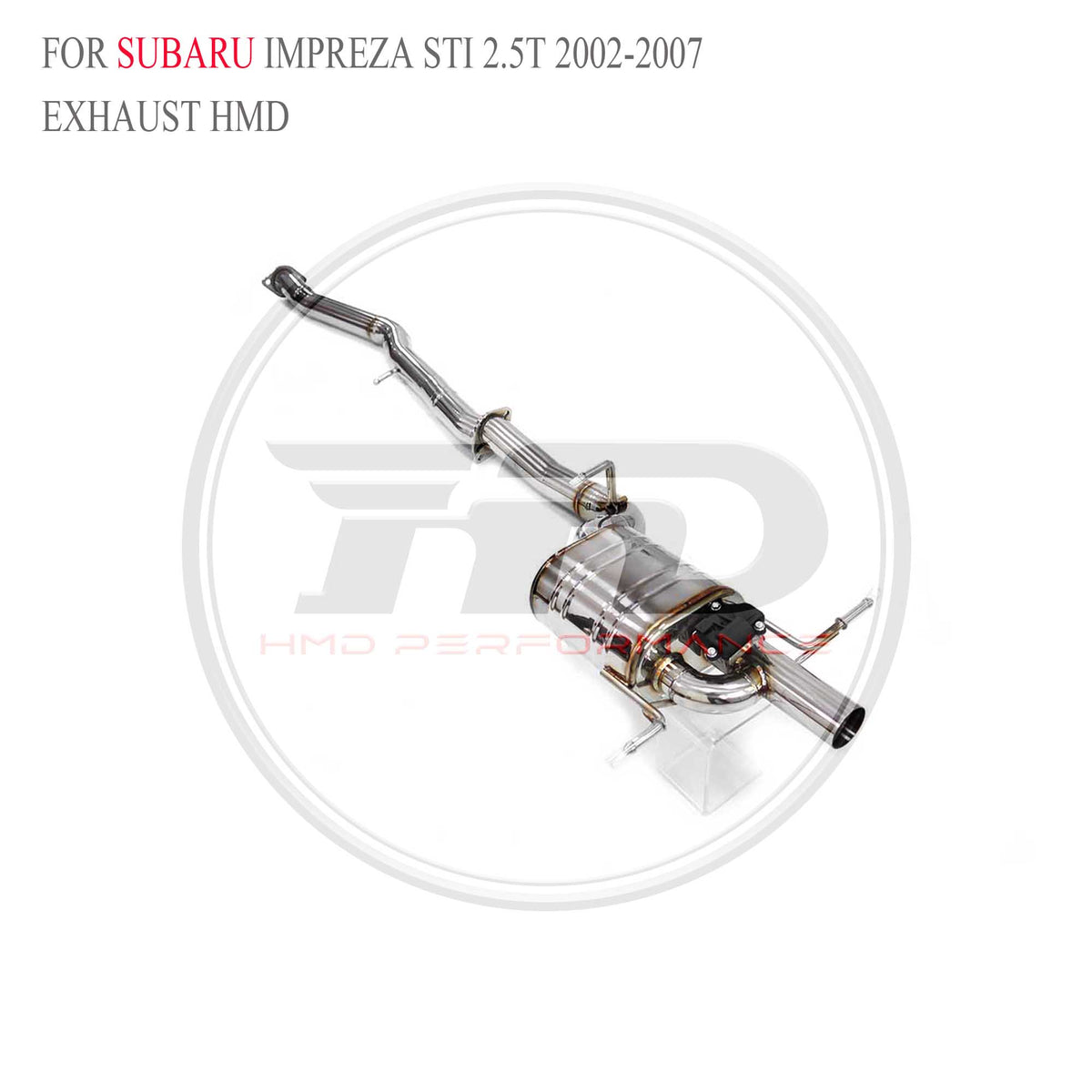 Subaru Impreza STI 2.5T 2002-2007 catback SUS304 Racing Grade Exhaust System - 2