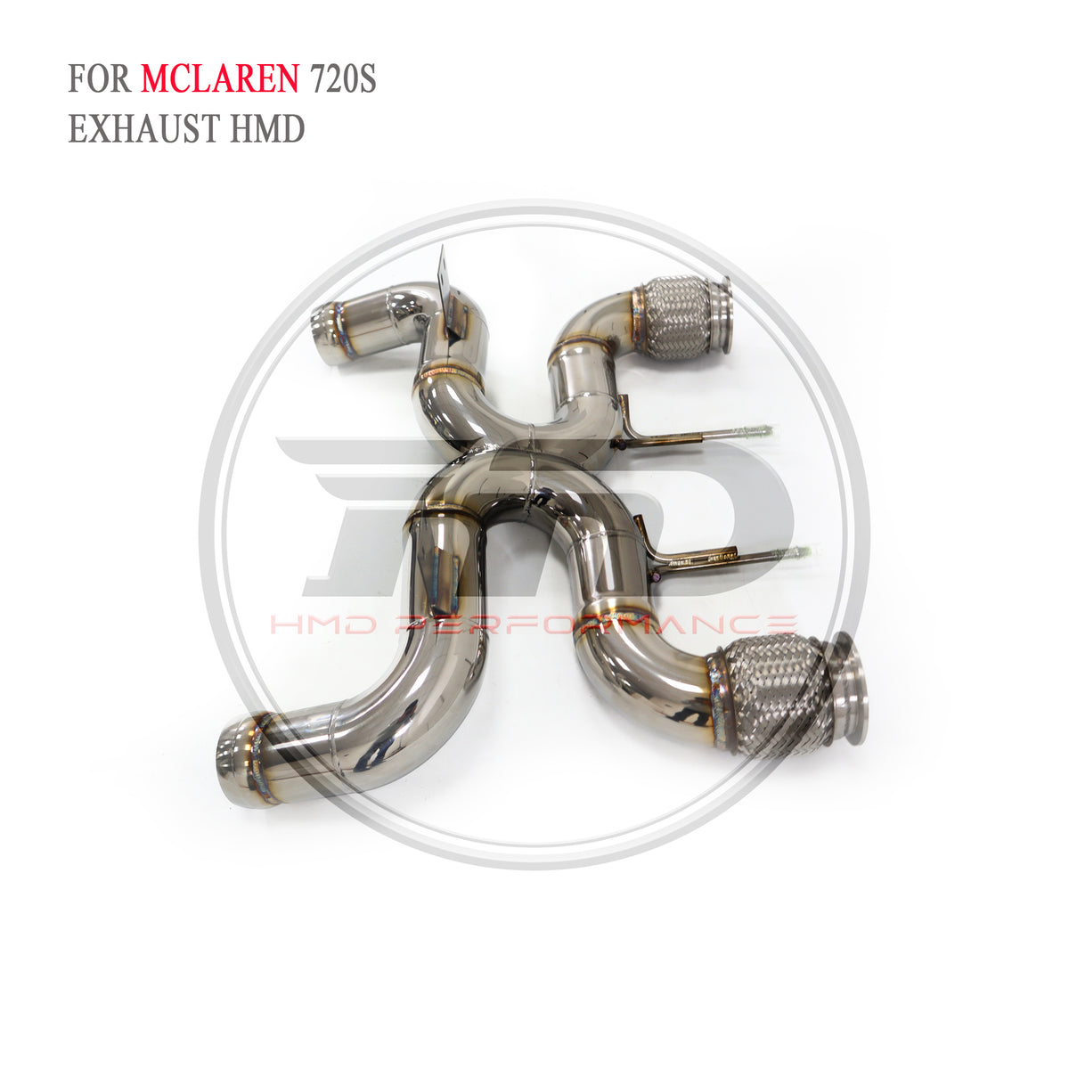 McLaren 720S catback SUS304 Straight Sport Exhaust System - 2