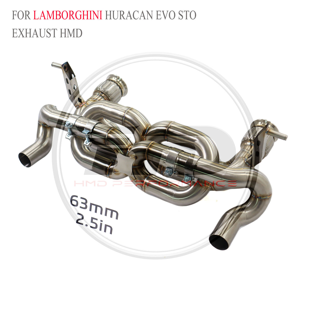 Lamborghini Huracan EVO STO catback with X pipe SUS304 Racing Grade Exhaust System - 2