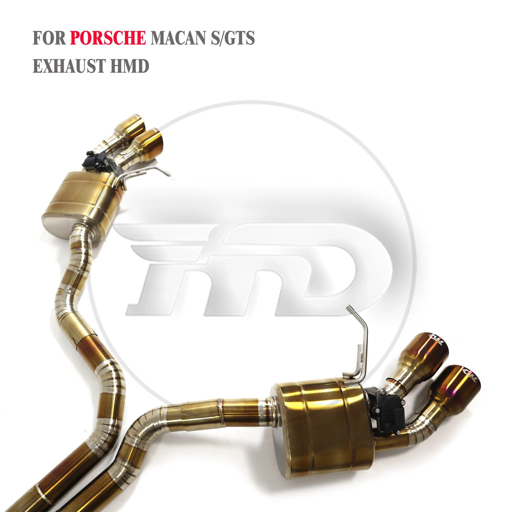 Porsche Macan GTS 3.0T Valved Catback Titanium Racing Grade Exhaust System - 4